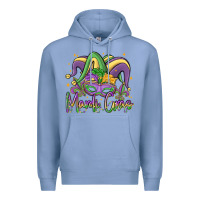 Colony Blue mardi gras Premium Hoodie - MaliasSmallBusiness