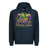 Navy mardi gras Premium Hoodie - MaliasSmallBusiness