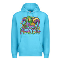 Ocean Blue mardi gras Premium Hoodie - MaliasSmallBusiness