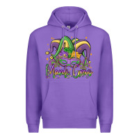 Purple mardi gras Premium Hoodie - MaliasSmallBusiness