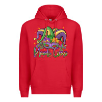 Red mardi gras Premium Hoodie - MaliasSmallBusiness