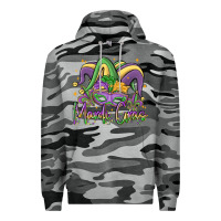 Slate Camo mardi gras Premium Hoodie - MaliasSmallBusiness