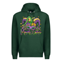 Sports Green mardi gras Premium Hoodie - MaliasSmallBusiness