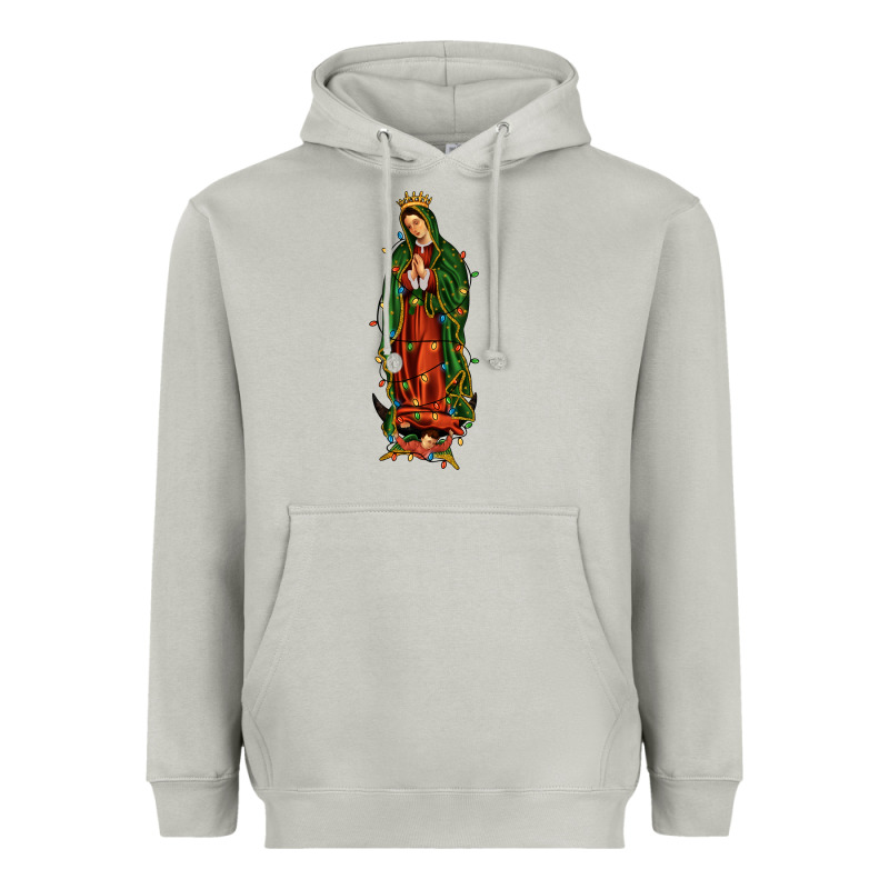Christmas Our Lady Of Guadalupe Heavyweight Hoodie by JahusDesignShop | Teevron