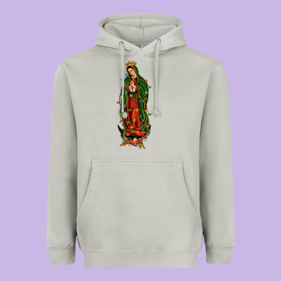 Christmas Our Lady Of Guadalupe Heavyweight Hoodie Designed By Jahusdesignshop