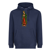 Navy christmas our lady of guadalupe Heavyweight Hoodie - JahusDesignShop