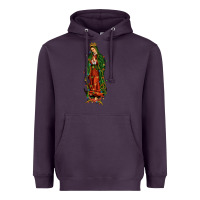 Plum christmas our lady of guadalupe Heavyweight Hoodie - JahusDesignShop