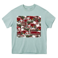 Arona vintage christmas car pattern Heavy Core Tee - CowhideDigitalArt