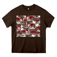 Vintage Christmas Car Pattern Heavy Core Tee | Teevron