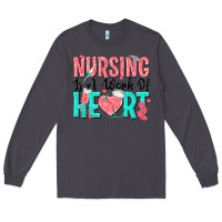 Smoke nursing is a work of heart Long Sleeve Tee - texasbilliewilder