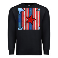 Black 4th of july stars and stripes seamless pattern Premium Sweatshirt - BundleAndBundleShop