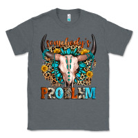 Charcoal Heather somebody's problem Classic Tee - Zillion Design Studio