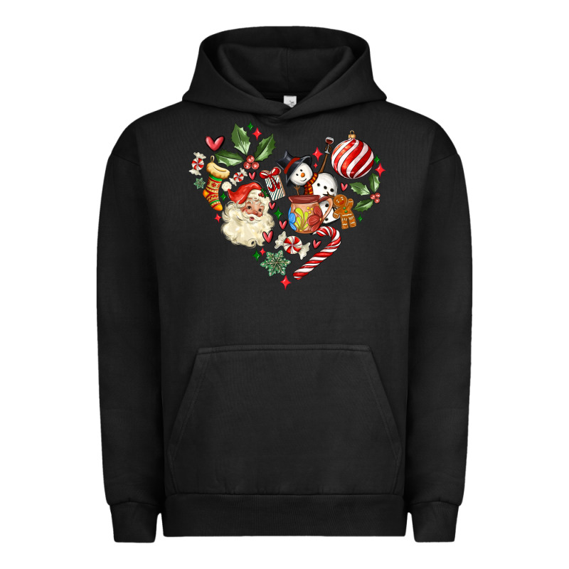 Christmas Heart Urban Hoodie by MaliasSmallBusiness | Teevron