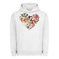 Pigment Lunar Rock christmas heart Urban Hoodie - MaliasSmallBusiness