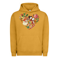 Pigment Peanut Butter christmas heart Urban Hoodie - MaliasSmallBusiness