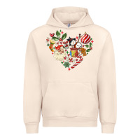 Sandshell christmas heart Urban Hoodie - MaliasSmallBusiness