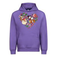 Tulip christmas heart Urban Hoodie - MaliasSmallBusiness