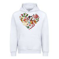 White christmas heart Urban Hoodie - MaliasSmallBusiness