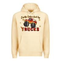 Pina Colada easily distracted by trucks Premium Hoodie - MaliasSmallBusiness