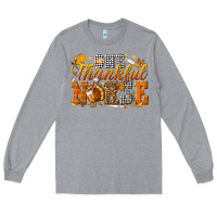Heather Grey one thankful nurse Long Sleeve Tee - texasbilliewilder