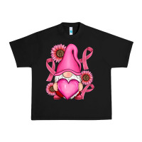 Black Breast Cancer gnomes Urban Heavy Tee - RanaPortraitStore