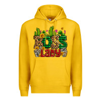 Lemon boss lady with money and cactus Premium Hoodie - AdoDesignShop