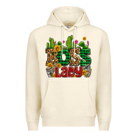 Sandshell boss lady with money and cactus Premium Hoodie - AdoDesignShop