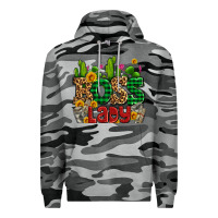 Slate Camo boss lady with money and cactus Premium Hoodie - AdoDesignShop
