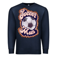 Navy soccer mom Premium Sweatshirt - JahusDesignShop