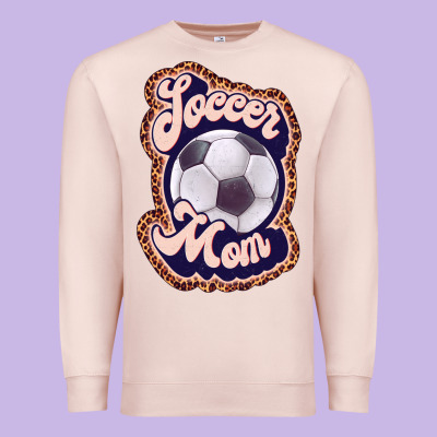 Soccer Mom Premium Sweatshirt Designed By Jahusdesignshop