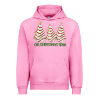 Fuchsia Pink oh christmas tree cake Urban Hoodie - MaliasSmallBusiness