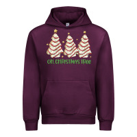 Mauve Wine oh christmas tree cake Urban Hoodie - MaliasSmallBusiness