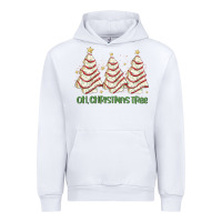 White oh christmas tree cake Urban Hoodie - MaliasSmallBusiness