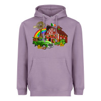 Lavender barn st patricks with truck and shamrocks Heavyweight Hoodie - AdoDesignShop