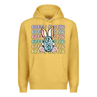 Antique Gold happy easter Premium Hoodie - MaliasSmallBusiness