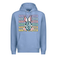 Colony Blue happy easter Premium Hoodie - MaliasSmallBusiness