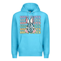 Ocean Blue happy easter Premium Hoodie - MaliasSmallBusiness