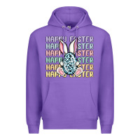 Purple happy easter Premium Hoodie - MaliasSmallBusiness