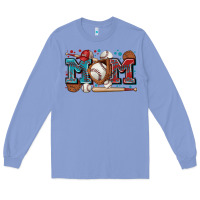 Colony Blue mom baseball Long Sleeve Tee - Zillion Design Studio