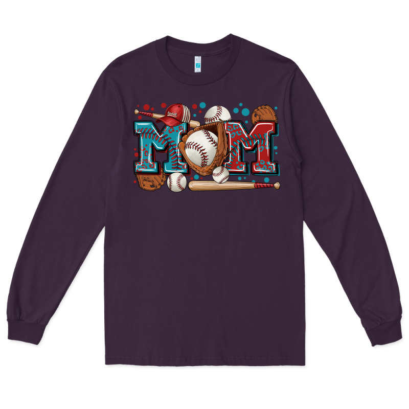 Mom Baseball Long Sleeve Tee by Zillion Design Studio | Teevron