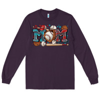 Plum mom baseball Long Sleeve Tee - Zillion Design Studio