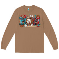 Toasted Coconut mom baseball Long Sleeve Tee - Zillion Design Studio