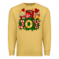 Antique Gold christmas joy coffee and candies Premium Sweatshirt - AdoDesignShop