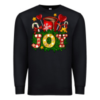 Black christmas joy coffee and candies Premium Sweatshirt - AdoDesignShop