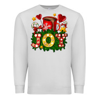 Dove Grey christmas joy coffee and candies Premium Sweatshirt - AdoDesignShop