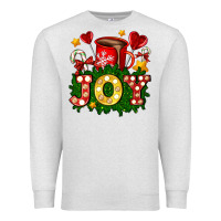 Oatmeal Heather christmas joy coffee and candies Premium Sweatshirt - AdoDesignShop