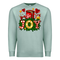 Seafoam christmas joy coffee and candies Premium Sweatshirt - AdoDesignShop