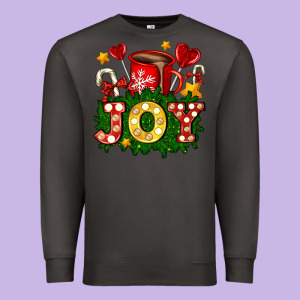 Christmas Joy Coffee And Candies Premium Sweatshirt Designed By Adodesignshop