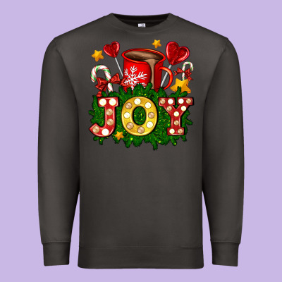 Christmas Joy Coffee And Candies Premium Sweatshirt Designed By Adodesignshop