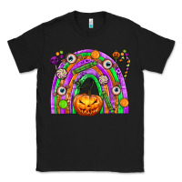 Black Halloween Rainbow Classic Tee - texasbilliewilder